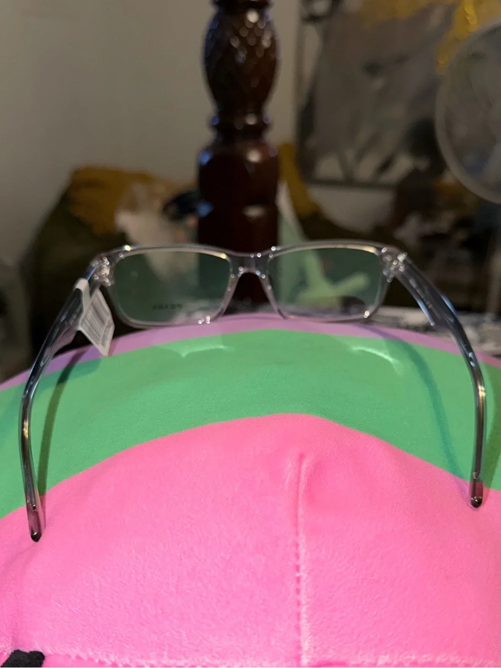 Prada PR 16MV U431O1 57/16 Clear Gray Frames